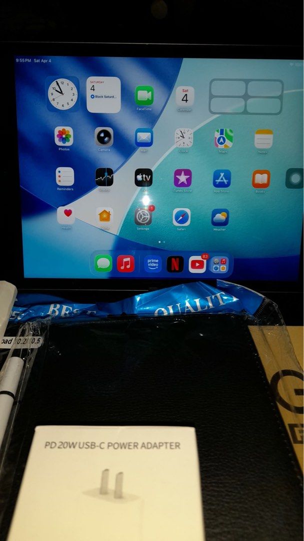 Apple iPad 9th Gen 64GB (Category: iPad) located in Manila. Submitted by only_alyssacloset (Listing ID 1432483873, Image 2). Description: Apple Ipad 9th Generation 64gb Wi-fi Only Details🍎 ✅all working ✅26 version ios ✅10.2inches ✅no issue ✅no history repair ✅100%original ✅goods battery ✅clear both cam ✅99% smooth ✅Excellent Battery performance Inclusions ✨ 🆓case rotatable (New) 🆓replacement stylus pen (New) 🆓replacement charger (New) 🆓Tempe