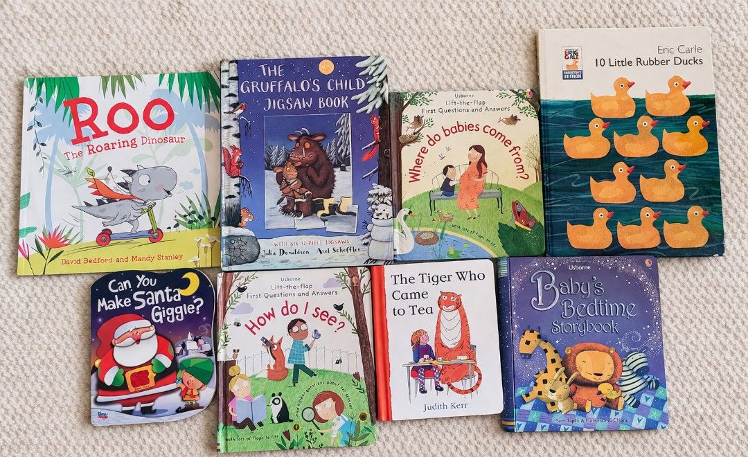 Baby & Toddler Boardbook Bundle (Category: Children's Books) located in Pateros City. Submitted by sktreasures (Listing ID 1432480341, Image 1). Description: Known titles and authors. mostly boardbooks and interactive. for (0+ years and up) Letting go of a set of well-loved children’s books perfect for babies to toddlers 💛 ✨ Most are board books (durable, thick pages for little hands) ✨ Great for early reading, bonding, and curiosity stage Inclu