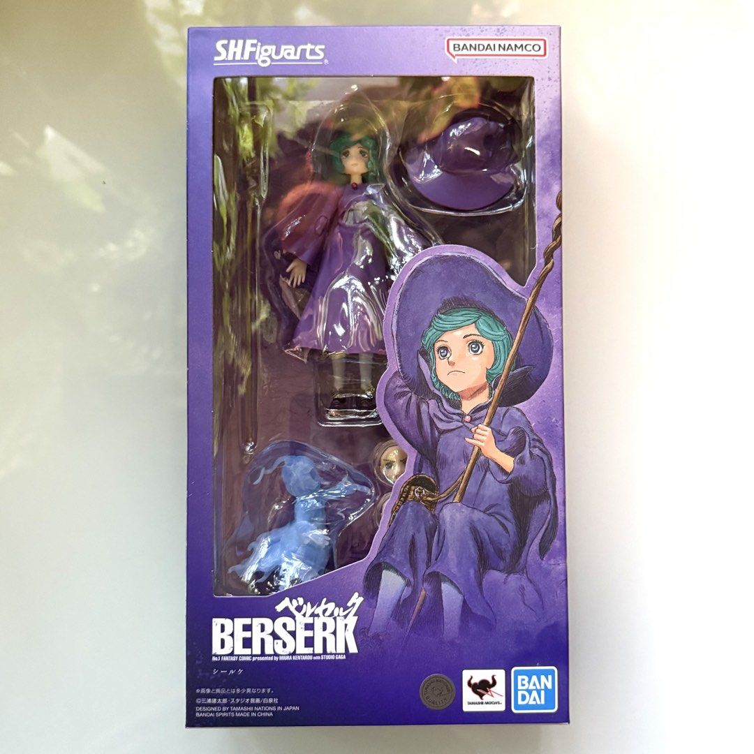 BNIB Bandai Spirits Tamashii Nations s.h.figuarts Berserk Schierke SHF SHFiguarts Action Figure, Authentic, New, Sealed & Unopened in Mint Condition (Category: Toy Figures) located in Singapore. Submitted by tudor8 (Listing ID 1432556549, Image 1). Description: Authentic, New, Unopened & Sealed in Mint Condition Fixed Price please, thanks 😊 First come first served basis while stocks last Items sold are not exchangeable/ returnable/ refundable.