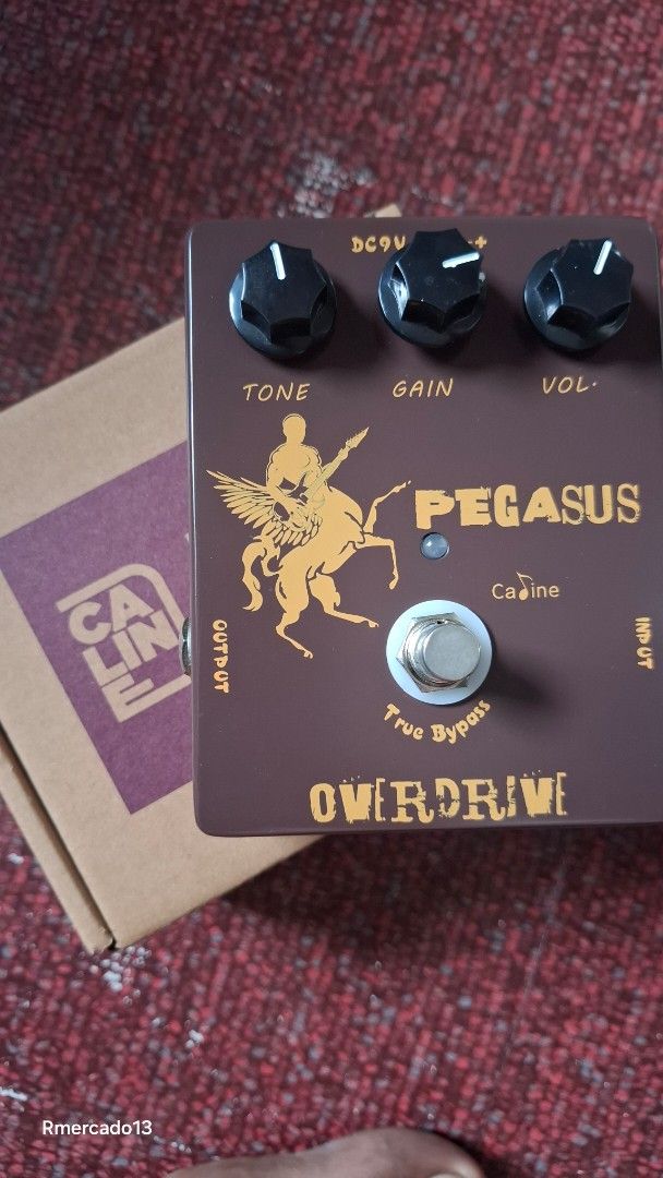 Caine Pegasus Overdrive Guitar Pedal (Category: Musical Instruments) located in Manila. Submitted by geegoks (Listing ID 1432591870, Image 1). Description: Caline pegasus analog pedal ( klon ) clone rfs:decluttering for pick up only .
