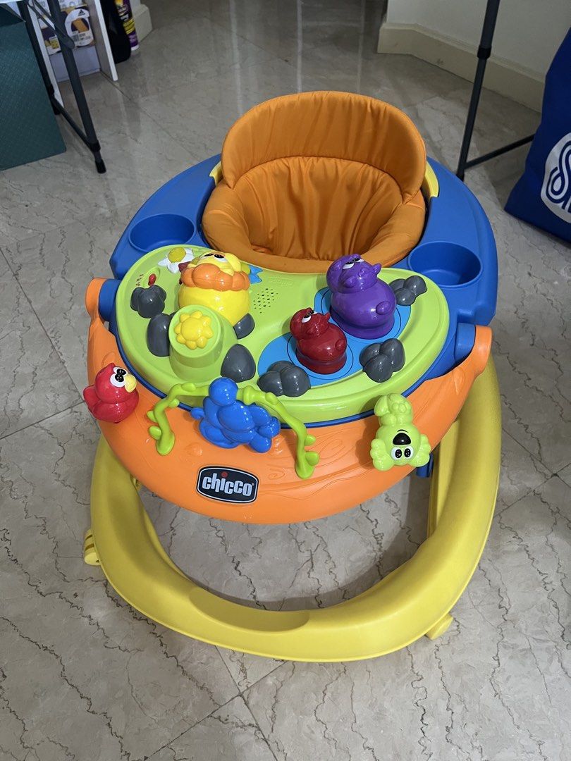 Chicco Walky Talky Baby Walker Sunny (Category: Infant Playtime) located in San Juan City. Submitted by smjose (Listing ID 1432475595, Image 1). Description: Good as new with box.