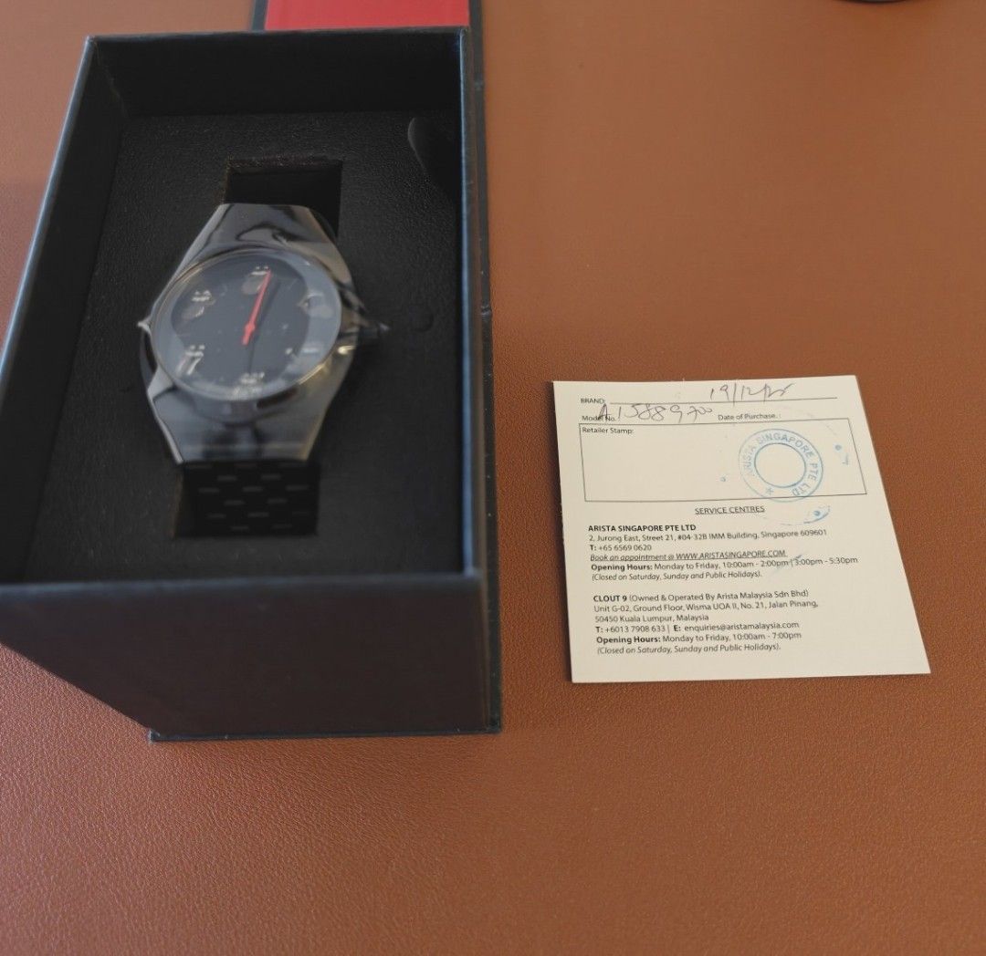 CLOUT9: Nixon Rolling Stones Time Teller - All Black (Category: Watches) located in Singapore. Submitted by dynamatt (Listing ID 1432460308, Image 2). Description: - Nixon Time Teller watch - All-black design - Features Rolling Stones logo - Includes original box - Comes with warranty card.