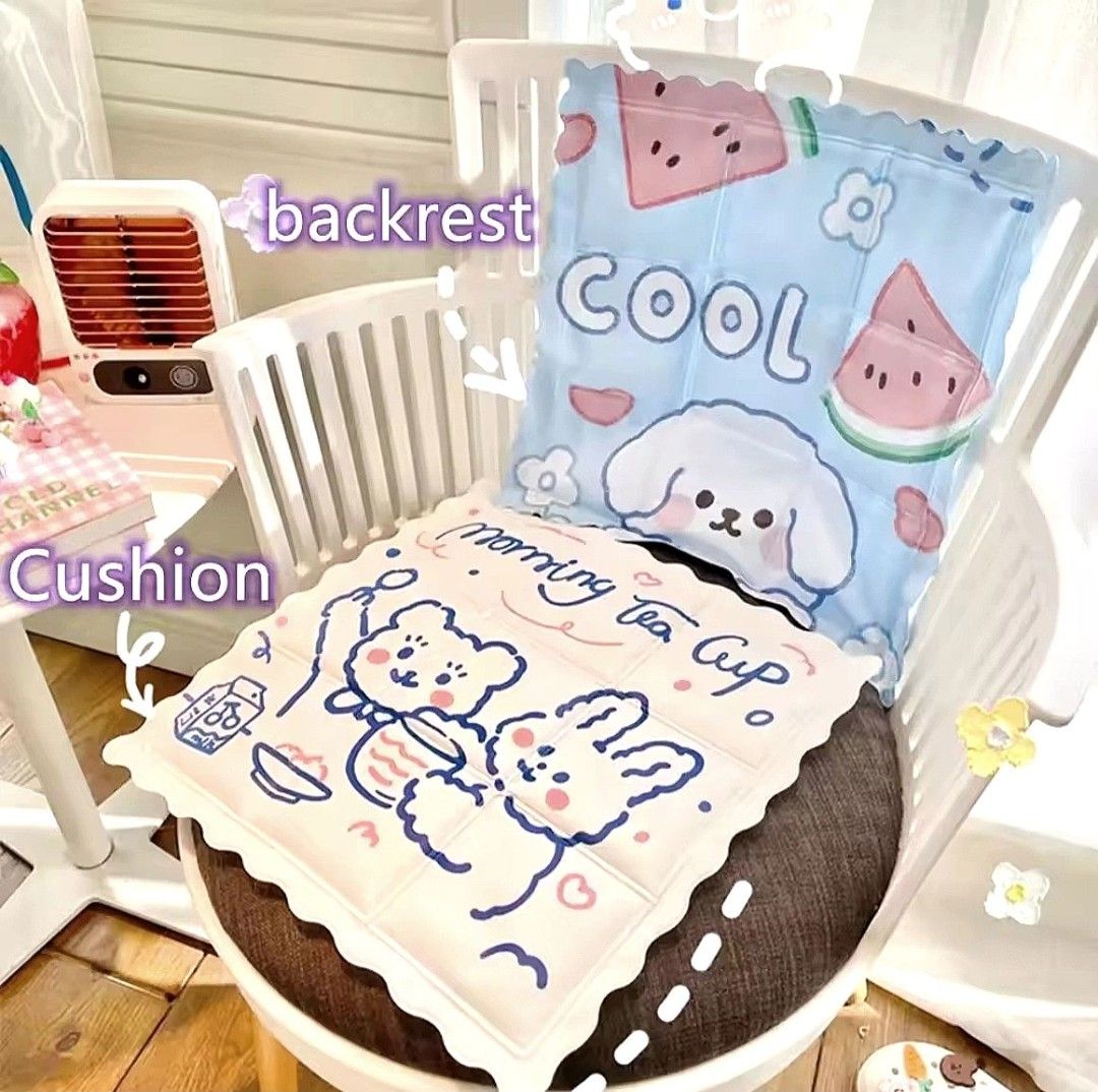 Cooling Gel Pad Car Seat Pillow (Category: Other Accessories) located in Quezon City. Submitted by ana-chan (Listing ID 1432569617, Image 1). Description: Stay cool this summer with our adorable cartoon cooling pads! Featuring fun designs like a bear with a drink, a cool girl, and a ' Summer' theme. Square-shaped and filled with cooling gel. Perfect for all ages!.