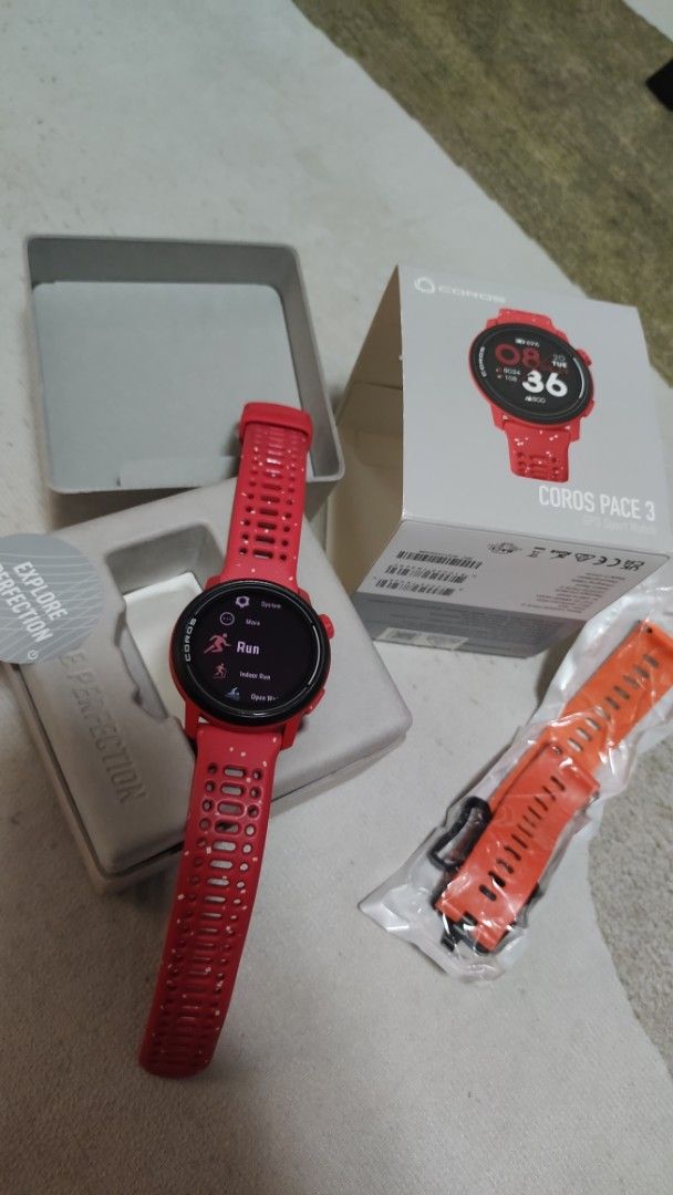Coros Pace 3 GPS Smartwatch complete set with warranty, Mobile Phones ...
