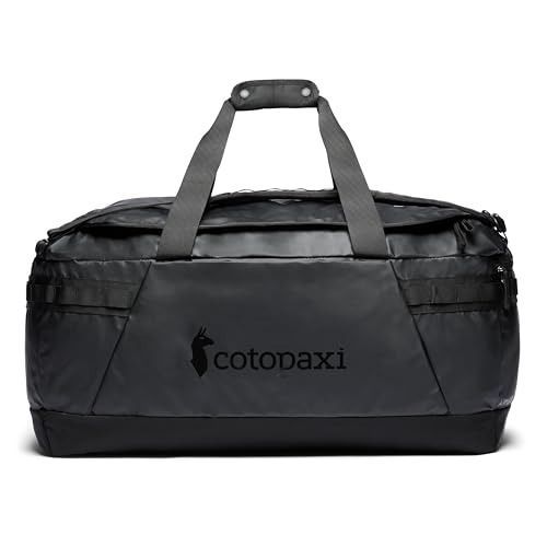 Cotopaxi Allpa Getaway 100 L Duffel, Cotopaxi Black, One Size, Allpa Getaway 100 L Duffel (Category: Luggage) located in Singapore. Submitted by press2buy.sg (Listing ID 1432570873, Image 3). Description: Stowable duffel carry straps , Removable backpack harness Large main compartment, Stuffs into included sack that doubles as a packing cube Zippered interior pockets under flap, 2 exterior accessory pockets for smaller items Key clip in side pock