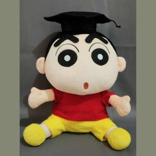 Crayon Shin-chan graduate (missing toga) (Category: Character Goods) located in Mandaluyong City. Submitted by plushtopiaplus (Listing ID 1432469764, Image 2). Description: Crayon Shin-chan graduate (missing toga) 💯Official 📍Mandaluyong City MOD: Grab, Lalamove to be booked by buyer MOP: Gcash/ BPI QR.