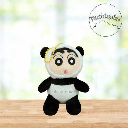 Crayon Shin-chan Panda Costume Charm (Category: Character Goods) located in Mandaluyong City. Submitted by plushtopiaplus (Listing ID 1432468877, Image 1). Description: Crayon Shin-Chan with Panda Costume Charm 💯Official 📍Mandaluyong City MOD: Grab, Lalamove to be booked by buyer MOP: Gcash/ BPI QR.