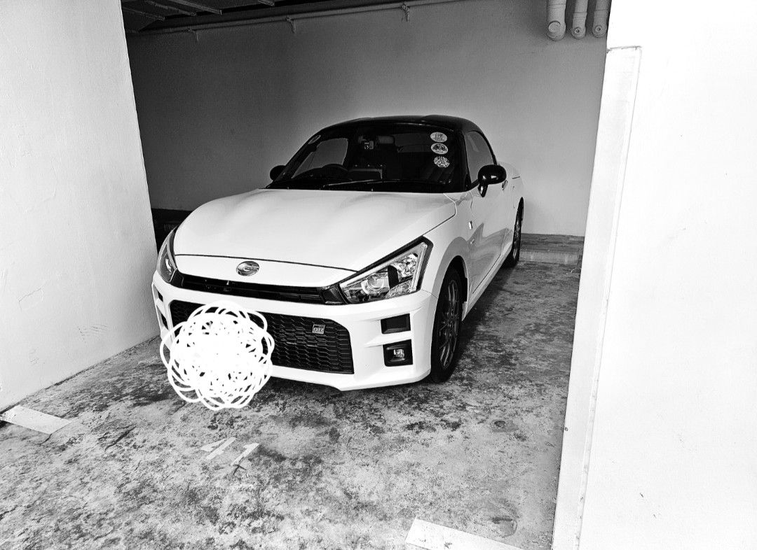Daihatsu Copen GR Sport 660 (A) (Category: Used Cars) located in Singapore. Submitted by famykoenitz (Listing ID 1432596419, Image 2). Description: Rare 2 seater convertible. Fun to drive! You can make money by Buying it and rent it out for weddings etc to make some $$$. You'll feel very connected to the car as every turn needs effort. Suprisingly quick too! Convertible with low road tax. Registered Sept 2023. Owner planning to change to an EV..