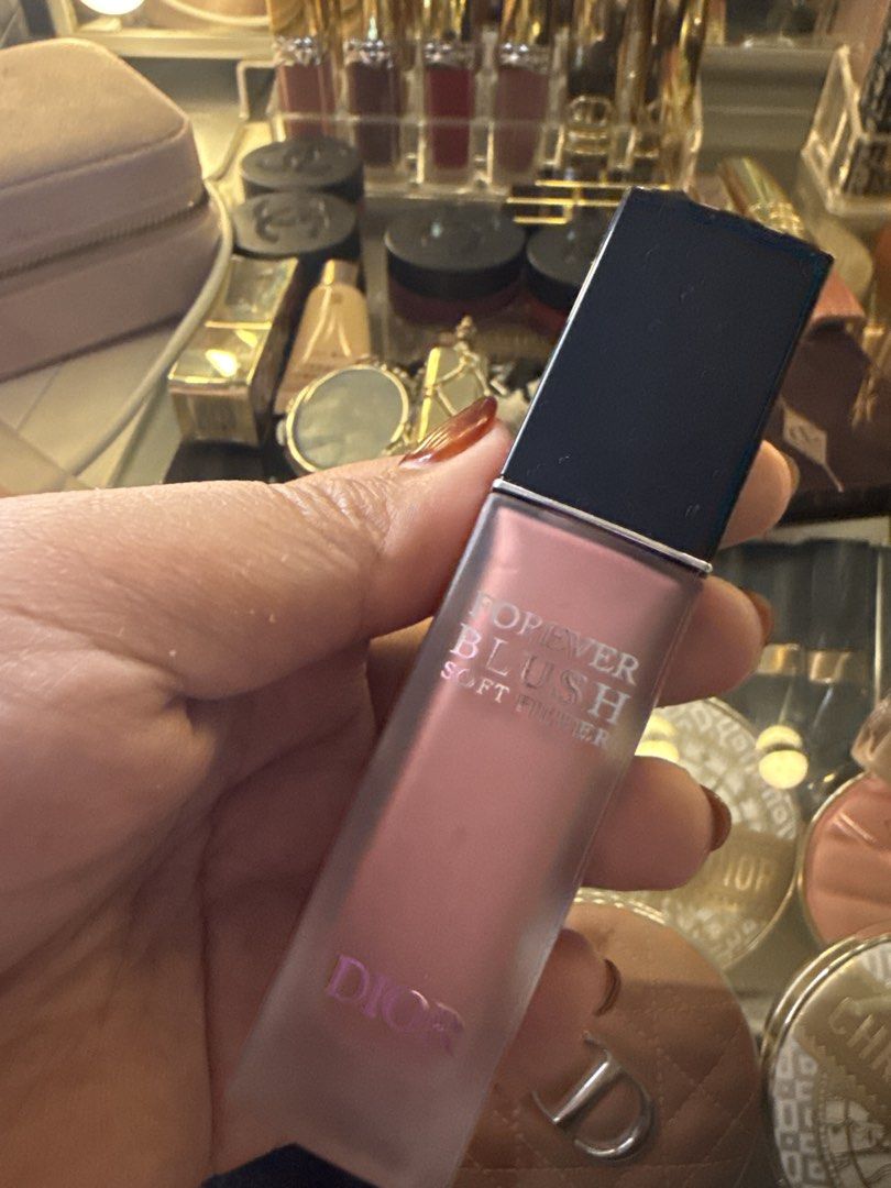 Dior Forever Blush Soft Liquid Blush - Peony 02 (Category: Makeup) located in Makati City. Submitted by somethingownedbyme (Listing ID 1432497813, Image 3). Description: - Dior Forever Blush in Peony 02 - Liquid blush formula - Comes in a frosted glass bottle with a black cap - Contains 11 ml / 0.37 fl. oz. - Soft pink shade Used onky twice but did not look the color on my skin. Im a peach girly.