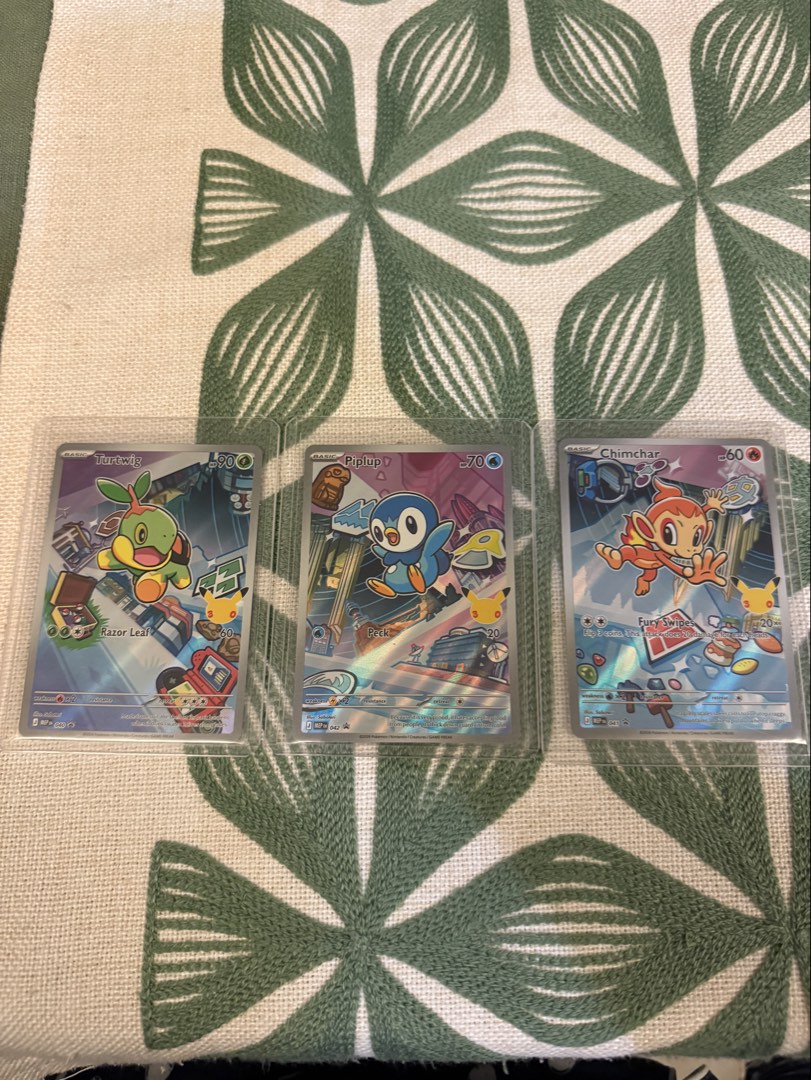 First Partner Gen 4 (Sinnoh set), Hobbies & Toys, Toys & Games on Carousell