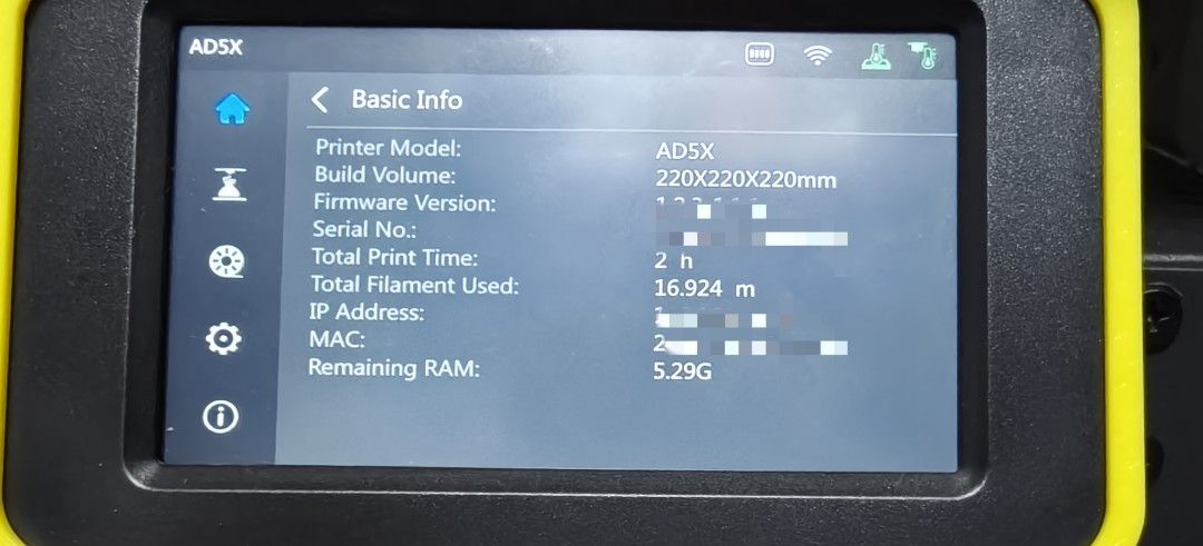 Flashforge AD5X 3D Printer built-in AMS. not bambulab bambu467795272522147841