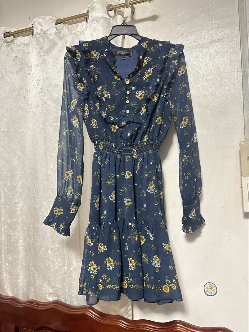 FREE SF Max Studio Floral Dress (Category: Dresses) located in Pozorrubio. Submitted by ryeisdecluttering (Listing ID 1432476159, Image 1). Description: Authentic from Canada Size S Gcash/BPI J&T express.