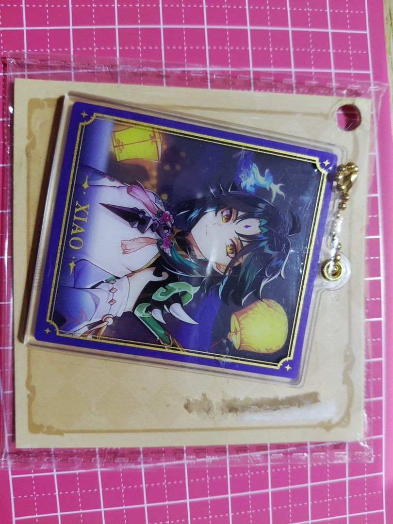 Genshin Impact Xiao Acrylic Keychain (Category: Character Goods) located in San Juan City. Submitted by riggieee (Listing ID 1432545208, Image 1). Description: -brand new, havent opened - buyer shoulders shipping fee -dm if interested!.