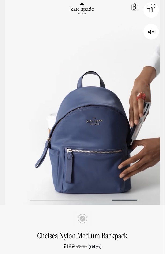 KATE SPADE CHELSEA NYLON BACKPACK (Category: Luxury Bags & Wallets) located in Paranaque City. Submitted by seanxrodriguez (Listing ID 1432402163, Image 2). Description: Hi, I’m selling this bag. It’s brand new, i just won’t be able to use it and I need funds. It doesn’t come with a paper bag, but I’ll make sure to pack it properly if you decide to buy. Thank you! Parañaque area, delivery outside the area can be arranged via Lalamove..