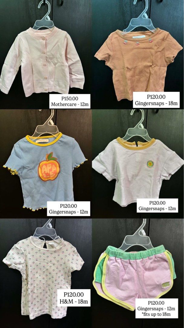 Kids Clothes (Girl) (Category: Babies & Kids Fashion) located in Quezon City. Submitted by jamrys (Listing ID 1432506431, Image 1). Description: Kindly message for available item.