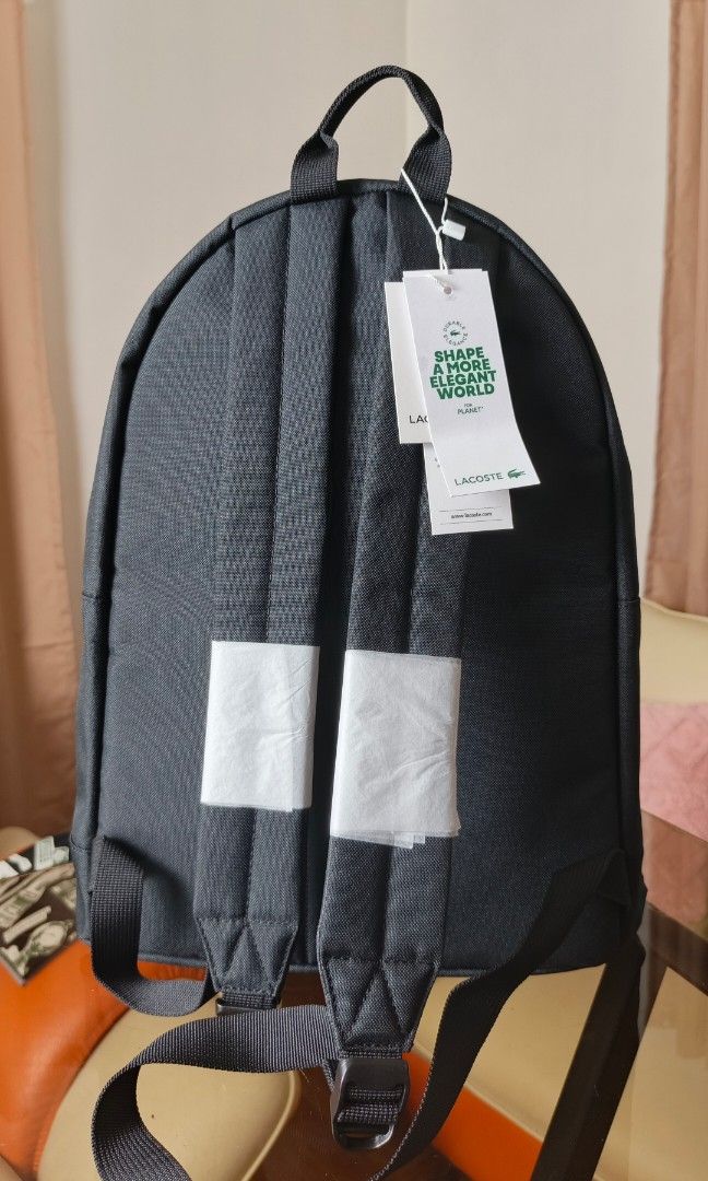 Lacoste backpack unisex (Category: Backpacks) located in Rizal. Submitted by astrid20 (Listing ID 1432531006, Image 3). Description: authentic from US with laptop compartment 3000+sf (blue).
