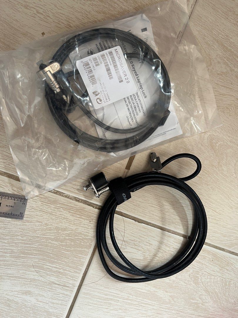 Laptop Security cable lock lenovo kensington wire (Category: Cables & Adaptors) located in Cavite. Submitted by Dexter123 (Listing ID 1432451602, Image 1). Description: .