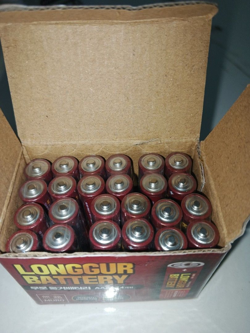 Longgur AAA Battery 24pcs (Category: Batteries & Chargers) located in Caloocan City. Submitted by surplusandbnewshop (Listing ID 1432560993, Image 1). Description: - Longgur AAA batteries - 24 pieces per box - Suitable for various devices - Ready to use.