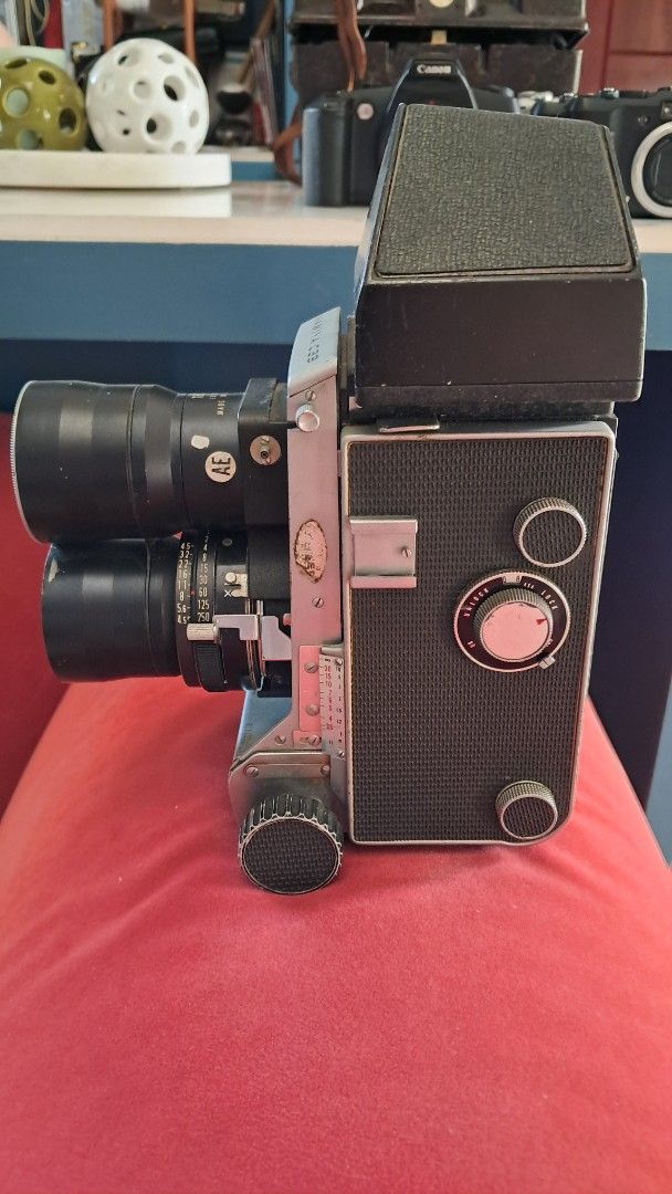 Mamiya C330 Porroflex Camera (Category: Cameras) located in Santa Rosa. Submitted by majanice (Listing ID 1432465968, Image 2). Description: - Mamiya C330 Porroflex camera - Features a viewfinder - Black and silver body - Comes with lens cap - Includes film compartment great addition to camera enthusiast! condition: winding /firing untested.