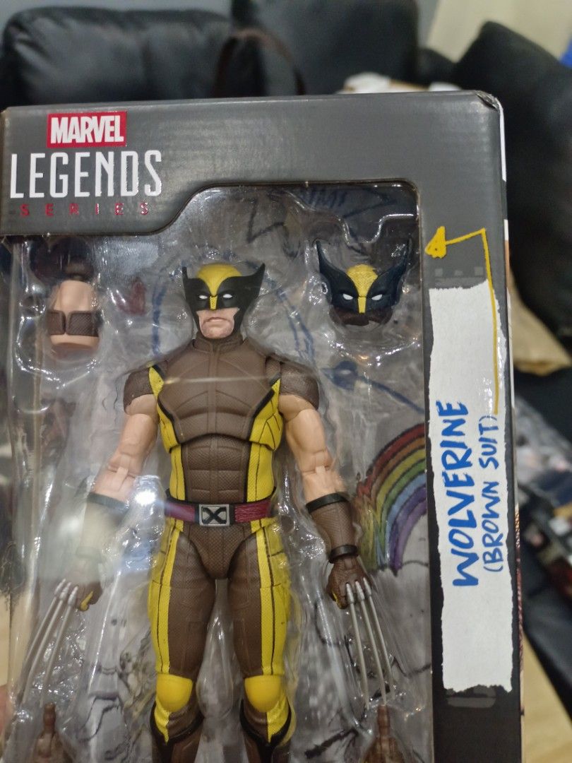 Marvel Legends Deadpool & Wolverine Wolverine (Brown Suit) (Category: Figurines & Statues) located in Bulacan. Submitted by lurenzrroq86278 (Listing ID 1432530338, Image 2). Description: *Marvel Legends DeadPool and Wolverine Marvel Legends Wolverine (Brown Suit) -- Sealed Brand New P2,000 Nego *Jazwares Total Anime Chainsaw Man 6.5-inch Figure BIB w/ Alt Head, Arms & Mouthpiece No stand P1,700 Nego *Marvel Legends Daredevil Born Again Daredevil 
