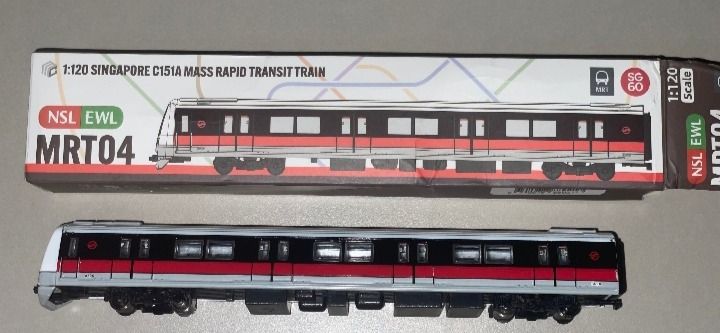 Masterpiece Collectables SMRT C151A Train Model, Hobbies & Toys ...