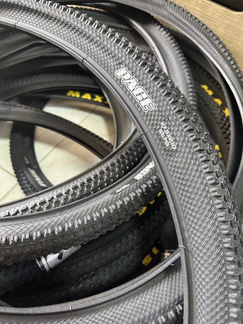 MAXXIS PACE MTB Bike Tire (Category: Bicycles) located in Quezon City. Submitted by SomeThingsMustGo.ph (Listing ID 1432428360, Image 2). Description: MAXXIS PACE MTB Bike Tire 26x1.95 –₱650 each 26x2.10 27.5x1.95 –₱750 each 27.5x2.10 📍Novaliches, QC You can pickup personally or book thru Grab/ Lalamove.