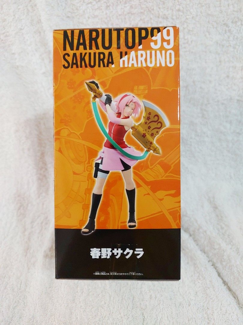 Naruto Shippuden Narutop99 Sakura Haruno Bandai Spirits Banpresto Figure Authentic (Category: Figurines & Statues) located in Antipolo. Submitted by sai.bns (Listing ID 1432593416, Image 2). Description: BRAND NEW MINT IN SEALED BOX Size: Approximately 15cm to 20cm in height. Material: PVC.