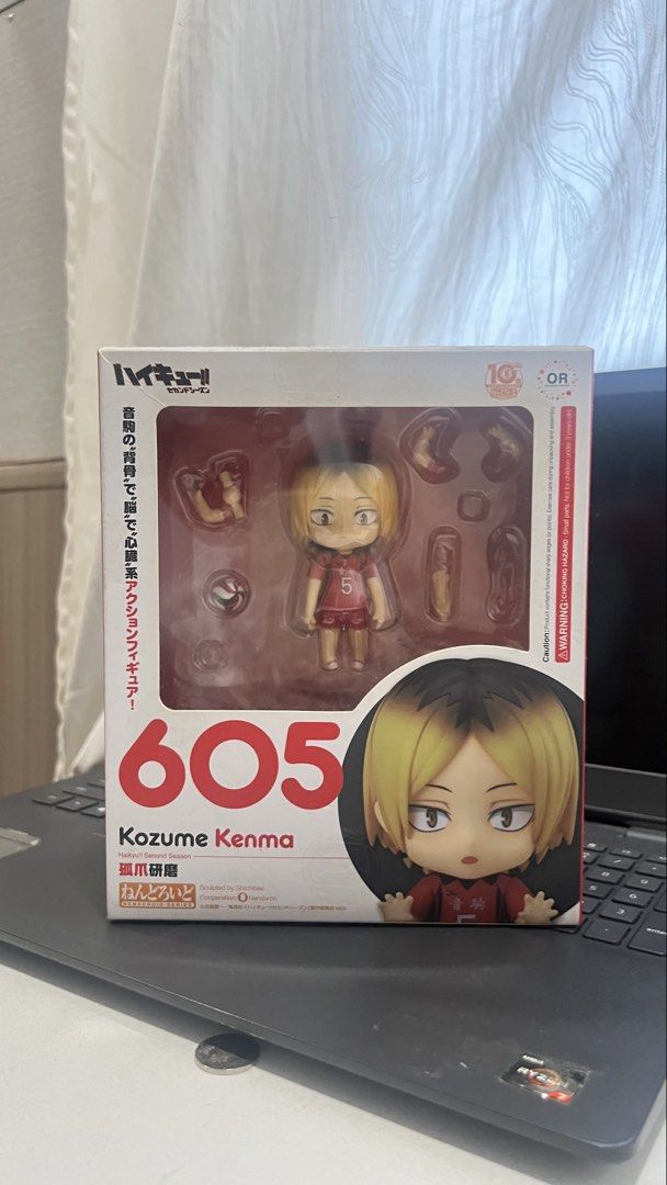 Nendoroid Kozume Kenma 605 (Category: Figurines & Statues) located in Manila. Submitted by idkvril (Listing ID 1432470635, Image 1). Description: - Kozume Kenma Nendoroid Figure (Model 605) - incomplete parts (see second picture) what you see is what you get rfs: decluttering .