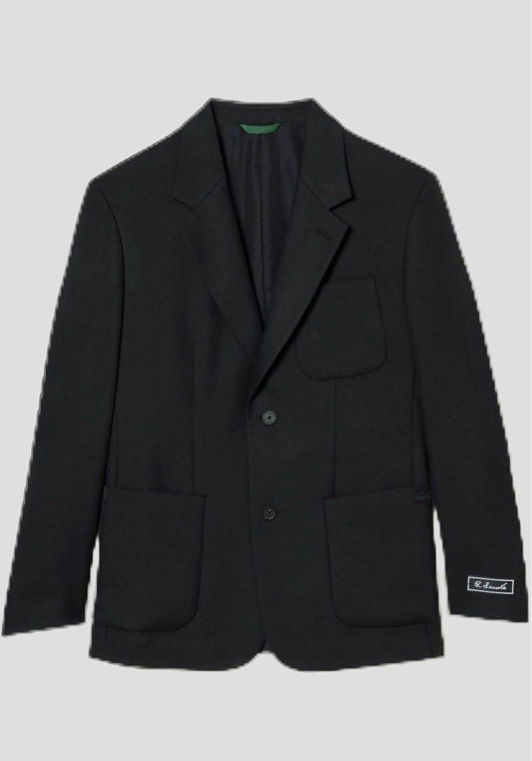 NEW Lacoste Coat (unisex) (Category: Coats, Jackets and Outerwear) located in Quezon City. Submitted by mjpproperty (Listing ID 1432442692, Image 1). Description: New with Tags ($415) With Receipt Black Twill in S/M (oversize) Details on 3rd slide Pls see pics Plus sf.