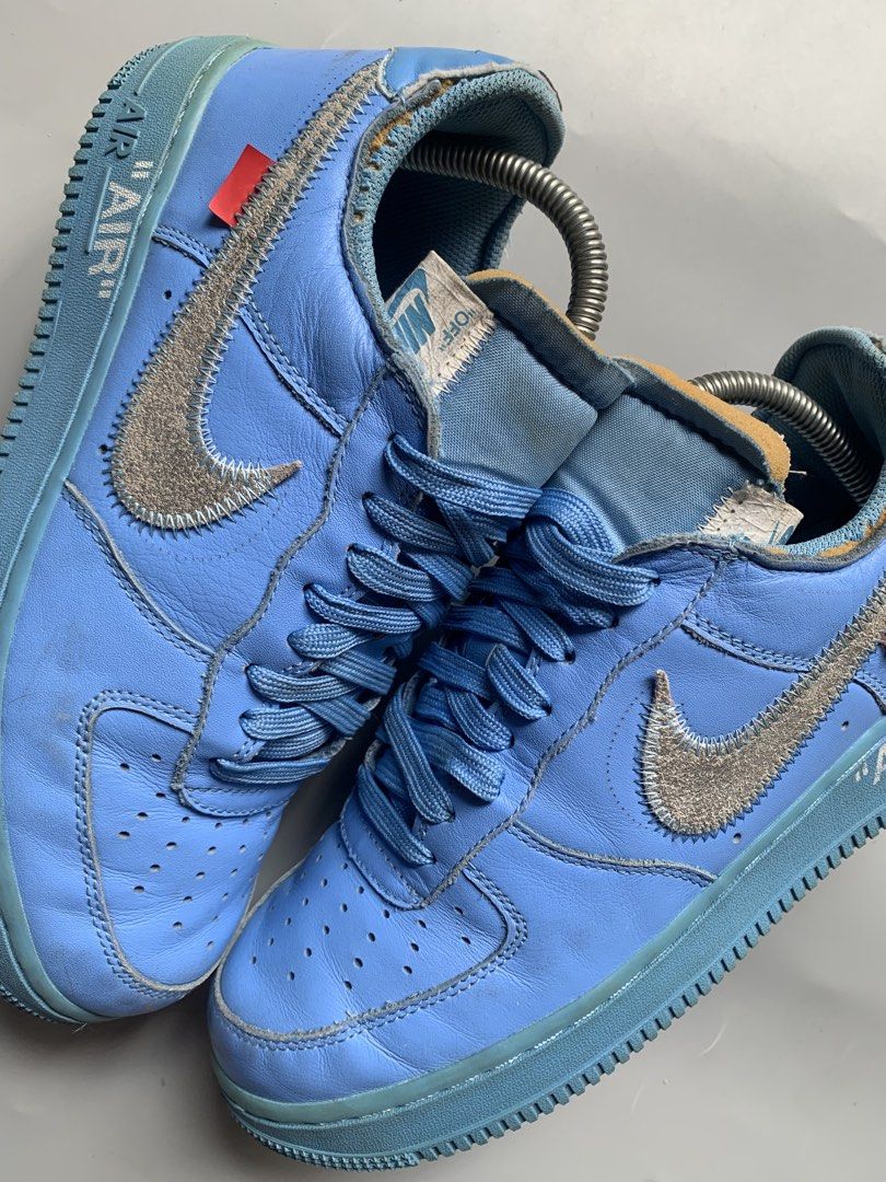 Nike Air Force 1 Low Off-White University Blue (Category: Sneakers) located in Mandaue City. Submitted by trapckicks.ph (Listing ID 1432561804, Image 3). Description: Af1 Low Off-White “MCA University Blue” 7 mens / 40 EU / 25 cm Excellent Condition .