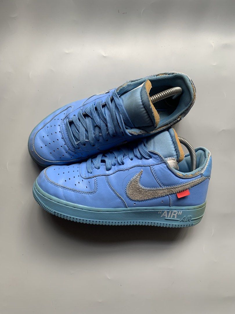 Nike Air Force 1 Low Off-White University Blue (Category: Sneakers) located in Mandaue City. Submitted by trapckicks.ph (Listing ID 1432561804, Image 2). Description: Af1 Low Off-White “MCA University Blue” 7 mens / 40 EU / 25 cm Excellent Condition .