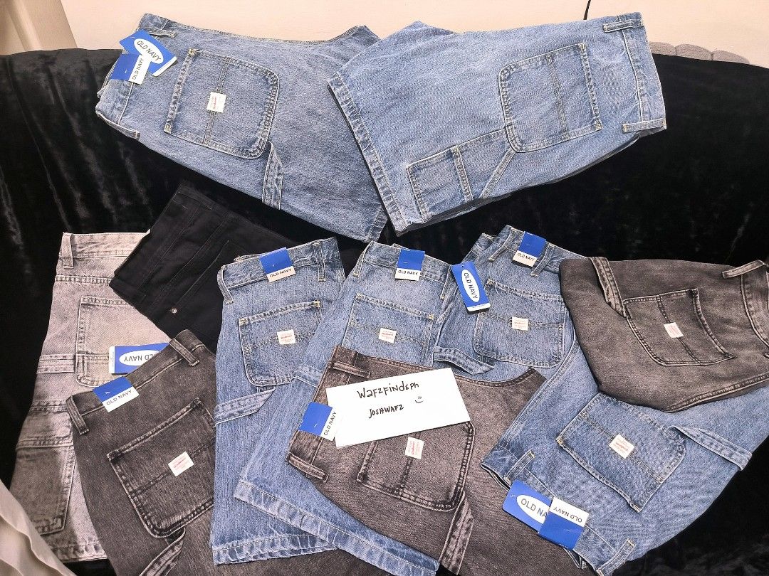 Old Navy Denim Carpenter Shorts/Jorts (Category: Shorts) located in Quezon City. Submitted by wafzfindsph (Listing ID 1429383169, Image 1). Description: Size: 32,34 (2),36 Location l: Lancaster General trias Cavite J&t or Lalamove.