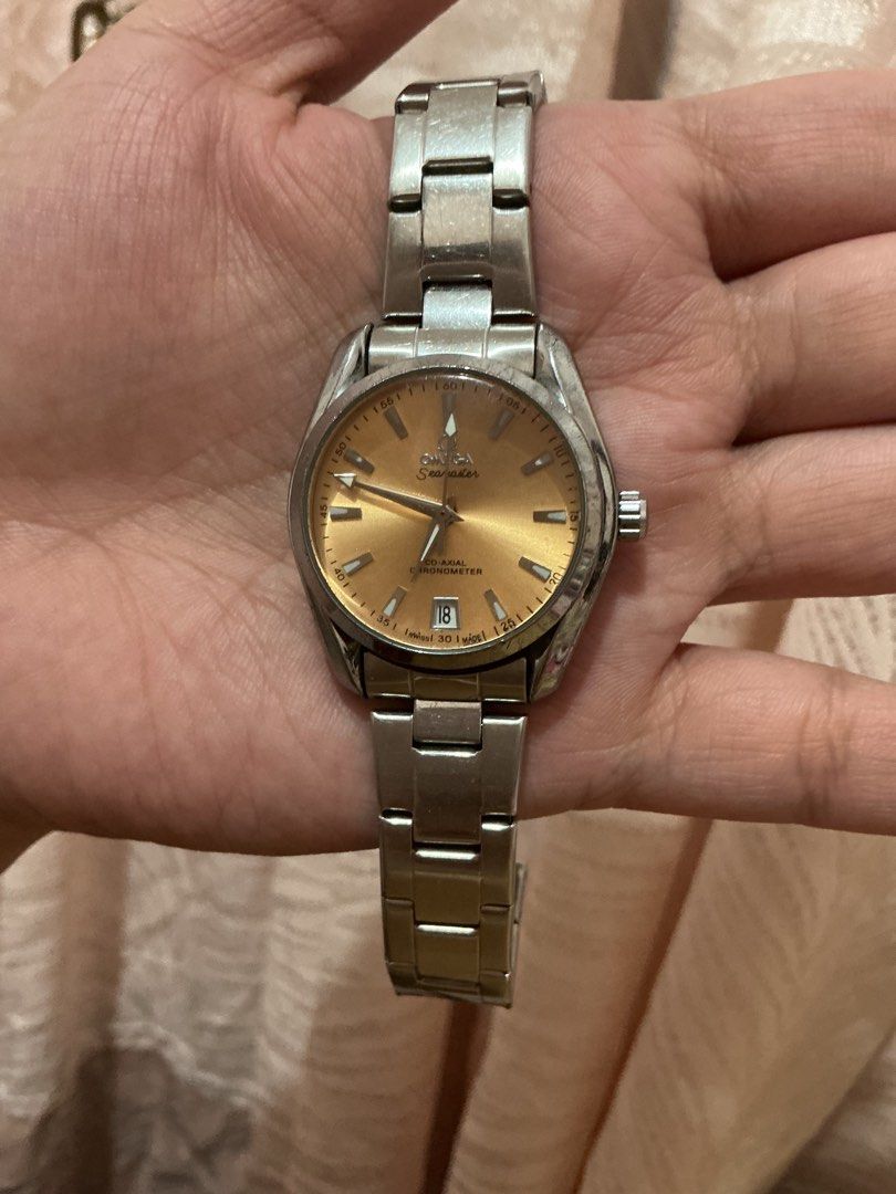 Omega Seamaster Aqua Terra (Category: Women's Watches) located in Cebu City. Submitted by thrifty.tricks (Listing ID 1432510953, Image 1). Description: Ua quality.