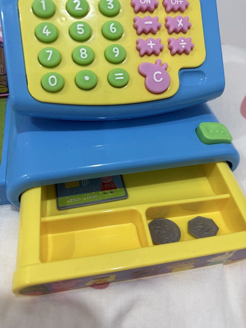Peppa Pig Cash Register Toy (Category: Kids Toys) located in Cainta. Submitted by jroseburn (Listing ID 1432518887, Image 2). Description: •still works.