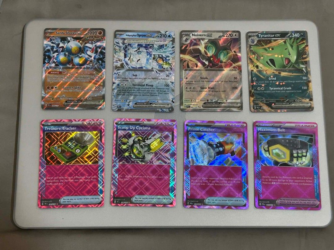 Pokemon Trading Cards (Category: Raw Singles) located in Mandaluyong City. Submitted by matthewcajudo (Listing ID 1432472069, Image 3). Description: Pic 1 Meowth ex - SOLD Eevee Crimson Haze (KR) - SOLD Umbreon VMAX (KR) - SOLD Leafeon VMAX (KR) - 150 Flareon V (KR) - SOLD Jolteon V (KR) - SOLD Espeon V (KR) - SOLD Vaporeon V (KR) - SOLD Eevee SWSH127 - SOLD Pic 2 Eevee SWSH095 - SOLD Sylveon ex (PRE) - SOLD Terapagos ex (PRE) - SOLD Giacomo - 60