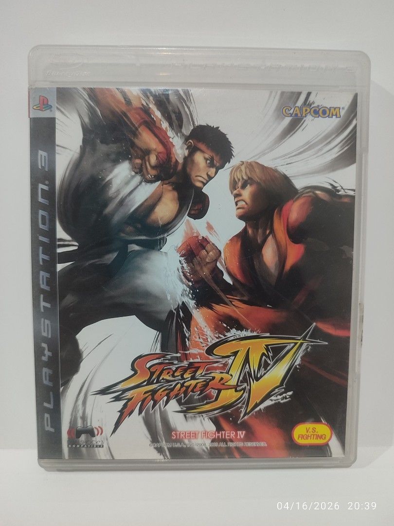 PS3 - Street Fighter 4 (PRE-LOVED) "R3" (Category: PlayStation) located in Mendez-Nunez. Submitted by sf2_gameshop (Listing ID 1432531588, Image 1). Description: PLEASE READ CONDITION: Pre-loved item in great condition - ideal for collectors. Tested working. It comes with a game manual in color. GENRE: Fighting MODE: 1 to 2 players REGION: 3 - Asia VOICE: English IN-GAME TEXT: English MANUAL: English Feel free to chat for any inquiries and you ma