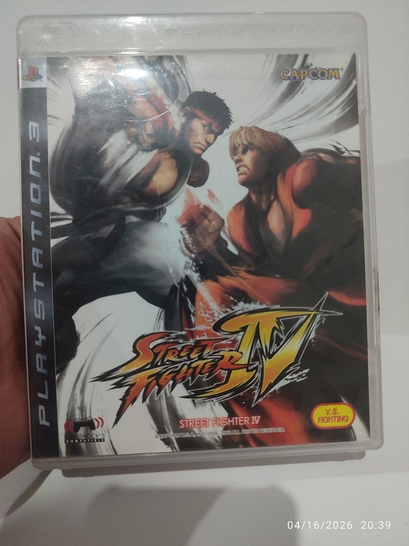 PS3 - Street Fighter 4 (PRE-LOVED) "R3" (Category: PlayStation) located in Mendez-Nunez. Submitted by sf2_gameshop (Listing ID 1432531588, Image 2). Description: PLEASE READ CONDITION: Pre-loved item in great condition - ideal for collectors. Tested working. It comes with a game manual in color. GENRE: Fighting MODE: 1 to 2 players REGION: 3 - Asia VOICE: English IN-GAME TEXT: English MANUAL: English Feel free to chat for any inquiries and you ma