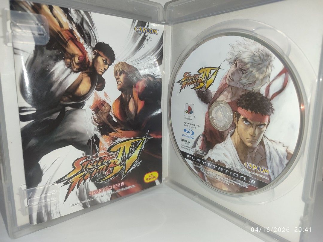 PS3 - Street Fighter 4 (PRE-LOVED) "R3" (Category: PlayStation) located in Mendez-Nunez. Submitted by sf2_gameshop (Listing ID 1432531588, Image 3). Description: PLEASE READ CONDITION: Pre-loved item in great condition - ideal for collectors. Tested working. It comes with a game manual in color. GENRE: Fighting MODE: 1 to 2 players REGION: 3 - Asia VOICE: English IN-GAME TEXT: English MANUAL: English Feel free to chat for any inquiries and you ma