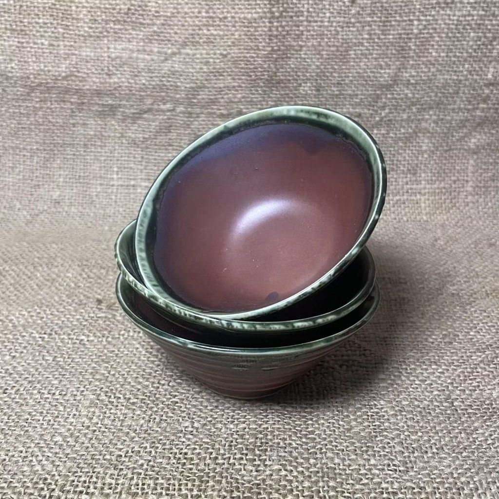 Set of 3 Condiment Bowls (Category: Dinnerware & Cutlery) located in Bulacan. Submitted by ceramicscubby (Listing ID 1432515215, Image 2). Description: Size: 4 D x 1.75 H in. ❗️CLOSING DOWN SALE, ALL PRICES ARE MARKED DOWN. WE WILL NOT BE ACCEPTING OFFERS LOWER THAN OUR ASKING PRICE. ❗️ - Set of three ceramic bowls - Unique design - Brown interior - Green rim - Textured exterior - Ideal for snacks, desserts, or small portions - Stackable for conv