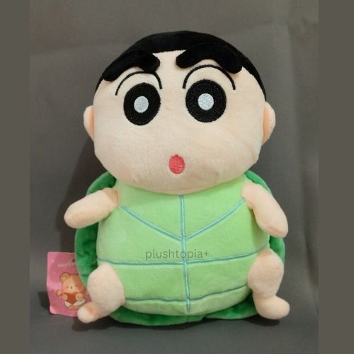 Crayon Shin-chan Turtle Costume (Category: Plushies & Soft Toys) located in Mandaluyong City. Submitted by plushtopiaplus (Listing ID 1432464495, Image 2). Description: Shinchan with Turtle Costume Brand New with tag Unofficial 📍Mandaluyong City MOD: Grab, Lalamove to be booked by buyer MOP: Gcash/ BPI QR.