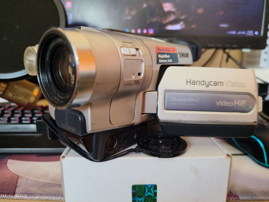 Sony Handycam CCD-TRV318 (Category: Video Cameras) located in Las Pinas. Submitted by rogelio_sama (Listing ID 1432454728, Image 2). Description: Selling Sony Handycam CCD-TRV318 +Camcorder looks presentable +Clean Tape deck +Handstrap intact w/ original lens cap +Includes 1 dead battery -Screen is Delaminating, normal for camcorders. Selling this as Untested, Defective or For Parts as I have no means to test it. Selling this for 2000 php negotia