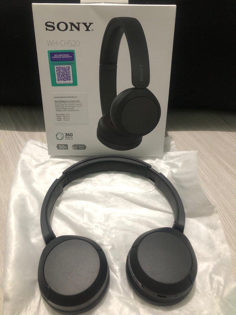Sony WH-CH520 (Category: Headphones & Headsets) located in Quezon City. Submitted by gamespot (Listing ID 1432552715, Image 1). Description: Kakabili lang April 15,2026 2,500 ko nabili Complete Manual & Cord MOP: Gcash/Maya/GoTyme MOD: Lalamove (buyer’s expense).