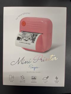 Sugar Mini Printer Pink Mobile Photo Printer452935658369208320