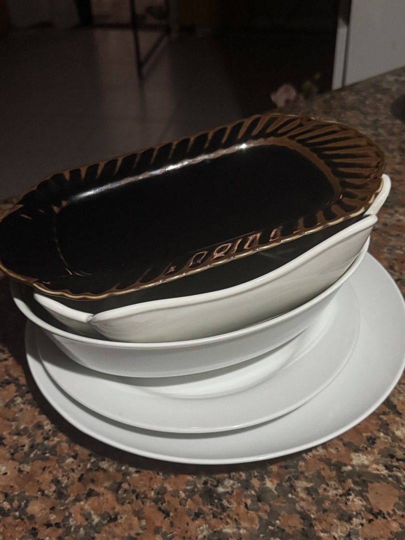 TAKE ALL: Assorted Dinner Plates and Bowls (Category: Dinnerware & Cutlery) located in Quezon City. Submitted by sortstudio.___ (Listing ID 1432503642, Image 1). Description: LAST PRICE POSTED No delivery outside the metro for this item. Via lala or grab only. .