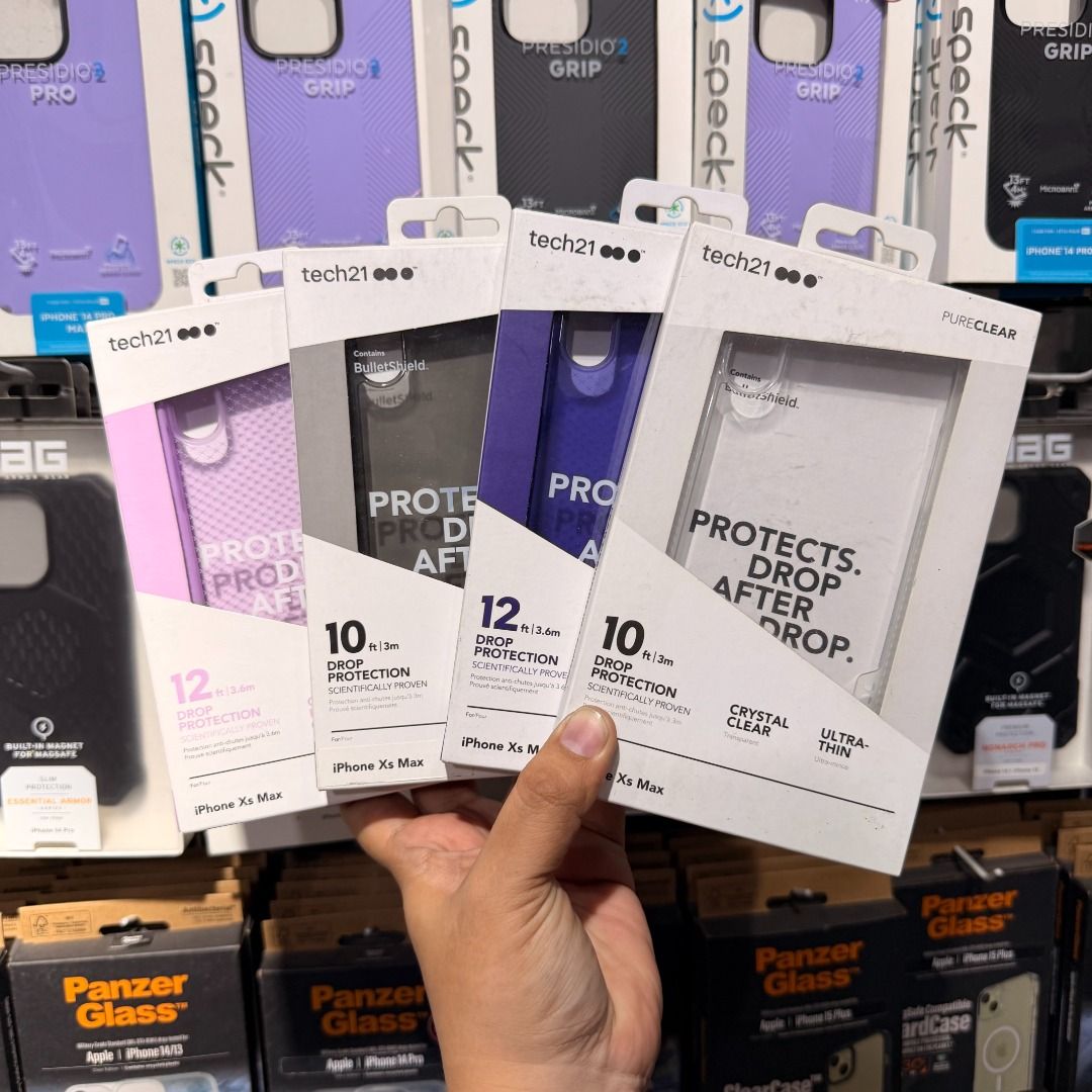 Tech 21 Case for Iphone XSMAX (Category: Cases & Sleeves) located in Las Pinas. Submitted by nalisfindsph (Listing ID 1432510680, Image 1). Description: 🔥 FOR SALE: Premium iPhone XS Max Cases 🔥 Upgrade your phone’s protection with these high-quality Tech21 cases — designed for durability and style. ✅ Fits: iPhone XS Max ✅ Drop Protection: Up to 10–12 ft (3–3.6 meters) ✅ Features: Slim design, shock-absorbing material, crystal clear & colored o
