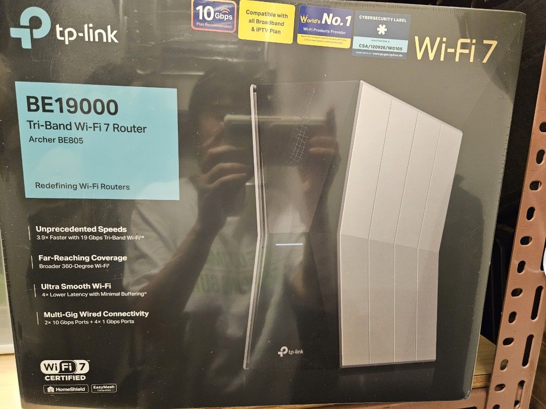 TP-Link BE19000 Tri-Band Wi-Fi 7 Router444016845349212161