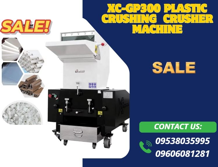 XC-GP300 plastic CRUSHING crusher machine (Category: Home Improvement Tools & Accessories) located in Caloocan City. Submitted by gollemrea92925 (Listing ID 1432473339, Image 1). Description: Product Name : Plastic Crushing Machine Model : XC-GP300 Grinding chamber(mm) : 310*200 Power(HP/kw) : 7.5HP/5.5kw Remarks: 1. These machine are based on 220V 60Hz 3P Suitable for crushing and recycling PC/PVC/AVS/E/EPS/PU/ and other soft and hard material w