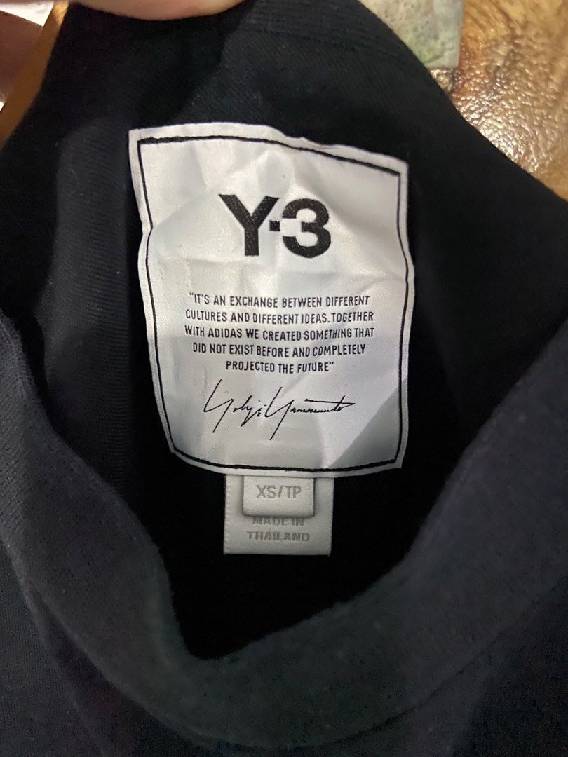 Y-3 adidas Yohji Yamamoto Tailored Black Classic Logo Shirt (Category: Shirts) located in Iloilo. Submitted by thethriftopia (Listing ID 1432561523, Image 3). Description: EXCELLENT CONDITION 🖤 SIZE: Xs on tag can fit S-M COLOR RATE: 10/ DIMES: W22 x L24 Wash and Wear Rewash if necessary Color may vary due to lighting Color rate indicated on description Disclaimer: Manage your expectations since this is a pre-loved item. Thank you so much. MOP G