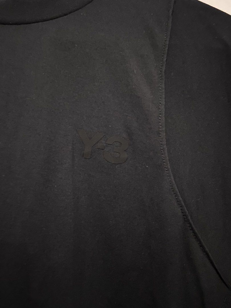 Y-3 adidas Yohji Yamamoto Tailored Black Classic Logo Shirt (Category: Shirts) located in Iloilo. Submitted by thethriftopia (Listing ID 1432561523, Image 2). Description: EXCELLENT CONDITION 🖤 SIZE: Xs on tag can fit S-M COLOR RATE: 10/ DIMES: W22 x L24 Wash and Wear Rewash if necessary Color may vary due to lighting Color rate indicated on description Disclaimer: Manage your expectations since this is a pre-loved item. Thank you so much. MOP G
