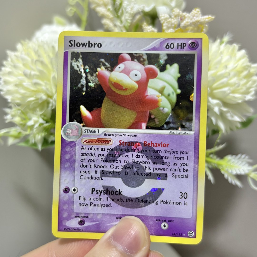 2004 Pokemon Card Pocket Monsters Ex Leaf Green Fire Red Slowbro ...